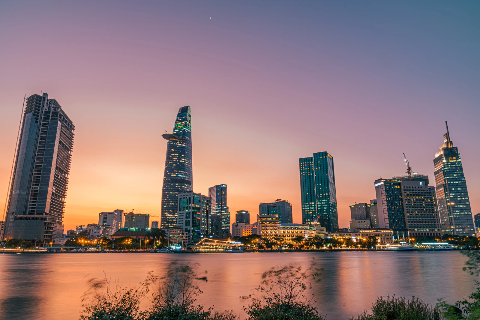 Saigon skyline, Vietnam